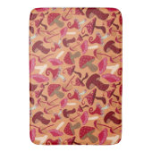 かわいいキノコ バスマット (正面縦)