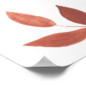 かわいいキノコ – ベビーシャワー歓迎サイン ポスター (角)