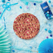 かわいいキノコ ペーパープレート (パーティー)