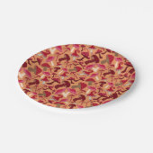 かわいいキノコ ペーパープレート (アングル)