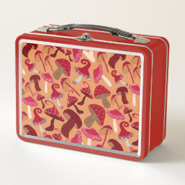 かわいいキノコ メタルランチボックス