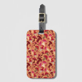 かわいいキノコ ラゲッジタグ (正面縦)