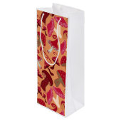 かわいいキノコ ワインギフトバッグ (裏面アングル)