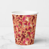 かわいいキノコ 紙コップ (裏面)