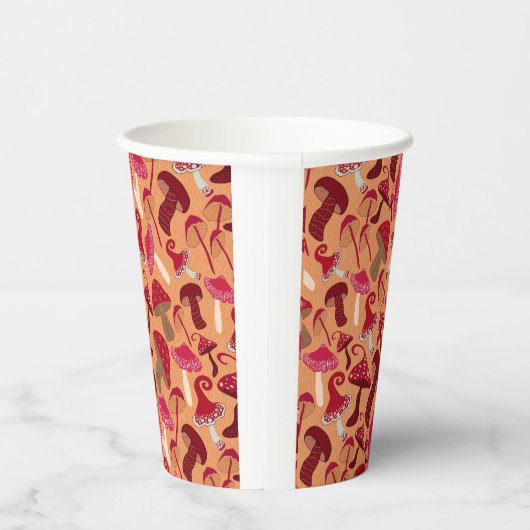 かわいいキノコ 紙コップ (右)