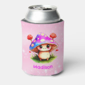 かわいいキノコ 缶クーラー (缶裏面)