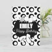 かわいいキャタピラーカラーリングバースデーパーティー シーズンカード (スタンド正面)