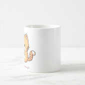 かわいいキャットコーヒアー日本のト コーヒーマグカップ (中央)