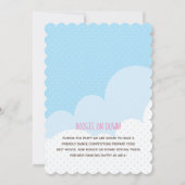 かわいいキャットコーンキャットユニコーンパーティー 招待状 (裏面)