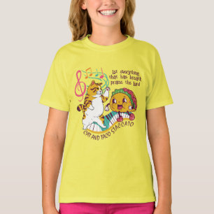 かわいいキャットタコスタカート Tシャツ
