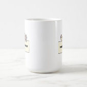 かわいいキャットデザイン コーヒーマグカップ (中央)