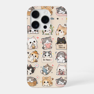 かわいいキャットフォンケース - かわいい iPhone 16 PROケース