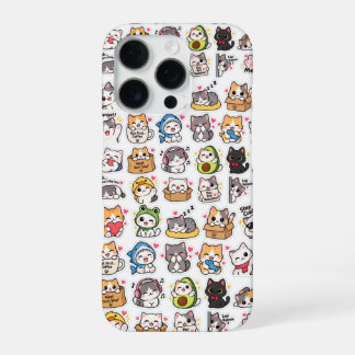 かわいいキャットフォンケース - かわいい iPhone 16 PROケース