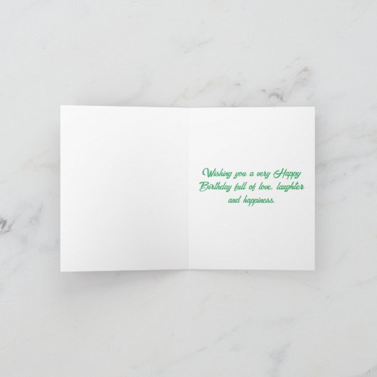 かわいいキャバリアキングチャールズスパニエルが乗ったゴルフカート カード (内部)