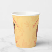 かわいいキャピバラパーソナライズされた誕生日 紙コップ (左)