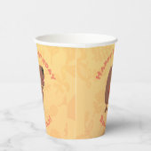 かわいいキャピバラパーソナライズされた誕生日 紙コップ (右)