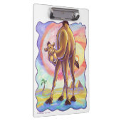 かわいいキャメルオフィスアクセサリー クリップボード (右)