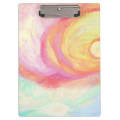 かわいいキャメルオフィスアクセサリー クリップボード (正面)