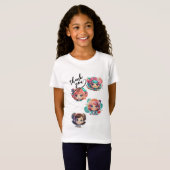 かわいいキャラのサンクスTシャツ Tシャツ (正面フル)