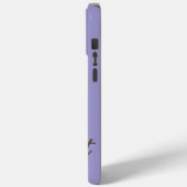 かわいいキャラクターのお花の冠をかぶった月ステッカー Case-Mate iPhoneケース (裏面 / 左)