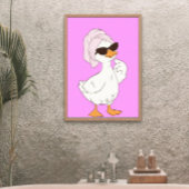 かわいいキャラクターのアヒルの壁画 | 愛らしいアヒル ポスター