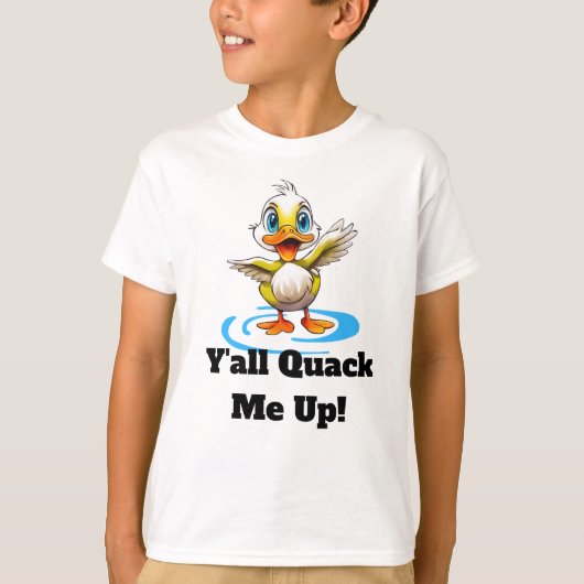 かわいいキャラクターのアヒルの子のTシャツ Tシャツ (正面)