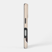 かわいいキャラクターのアライグマのスマホケース iPhone 16ケース (右側面)