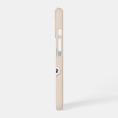 かわいいキャラクターのアライグマのスマホケース iPhone 16ケース (左側面)