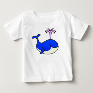 🐬 かわいいキャラクターのイルカの赤ちゃんギフトアイデア 🎁 ベビーTシャツ