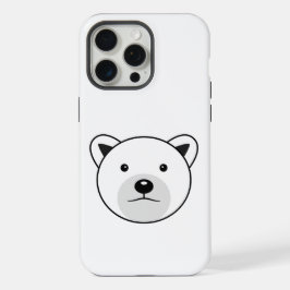 かわいいキャラクターのシロクマ iPhone 15 PRO MAXケース
