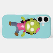 かわいいキャラクターのゾンビ娘 Case-Mate iPhoneケース (裏面 (横))