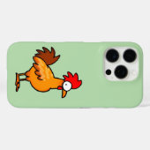 かわいいキャラクターのニワトリのイラスト Case-Mate iPhoneケース (裏面 (横))
