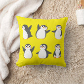 かわいいキャラクターのペンギン クッション (ブランケット)
