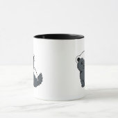 かわいいキャラクターのラーテル マグカップ (中央)