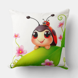 かわいいキャラクターのレディバグ クッション