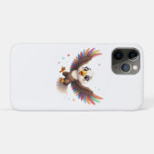 かわいいキャラクターのワシの飛行 - 友好的なベクターアート Case-Mate iPhoneケース (裏面(横))