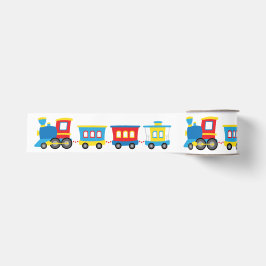 かわいいキャラクターの列車 グログランリボン