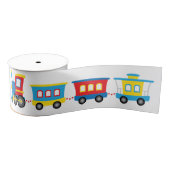 かわいいキャラクターの列車 グログランリボン (リール)