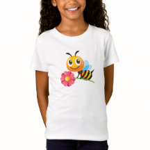 かわいいキャラクターの子供用Tシャツデザイン