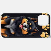 🐶 かわいいキャラクターの子犬 エネルギー – 遊び心のある犬 Case-Mate iPhoneケース (裏面 (横))