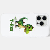 かわいいキャラクターの恐竜のスマホケース - 楽しくてカラフル Case-Mate iPhoneケース (裏面 (横))