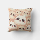かわいいキャラクターの枕 クッション (裏面)