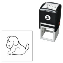 かわいいキャラクターの犬の座るポーズ