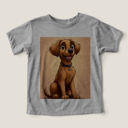 かわいいキャラクターの犬 (デザイン正面)