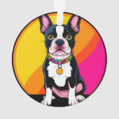 かわいいキャラクターの犬 オーナメント (裏面)