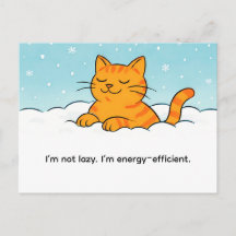 かわいいキャラクターの猫が冬の雪に休む