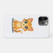 **かわいいキャラクターの猫 - 愛らしい子猫のイラスト** Case-Mate iPhoneケース (裏面(横))