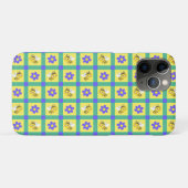 かわいいキャラクターの蜂と花の模様 Case-Mate iPhoneケース (裏面(横))