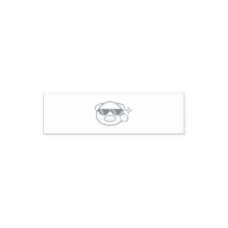 かわいいキャラクターの豚 セルフインキングスタンプ