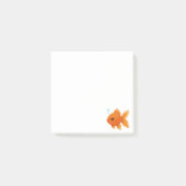 かわいいキャラクターの金魚 ポストイット (正面)